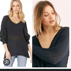 Free People long sleeve knit top